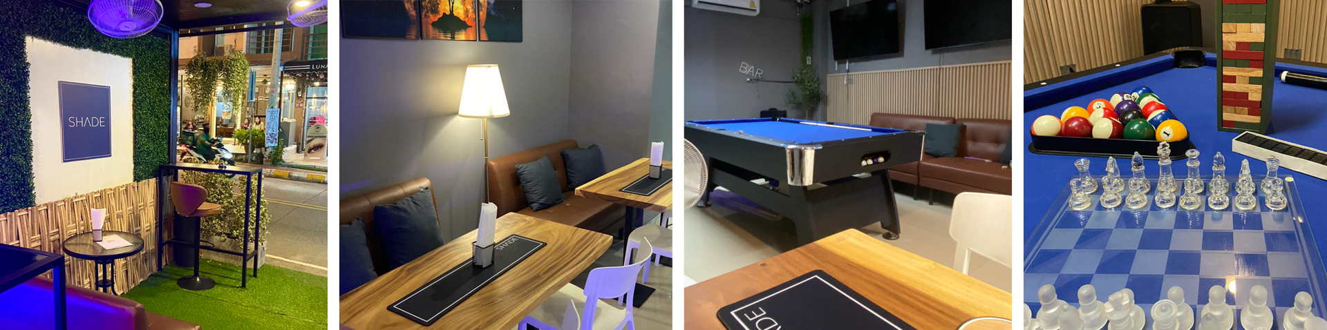 Collection of shade bar images